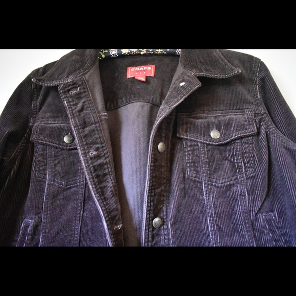 CHAPS Brown Courduroy Jacket - Picture 6 of 7